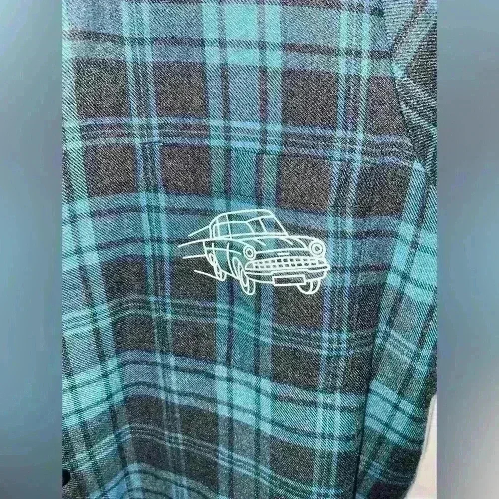 Harry Potter Short Sleeve Flannel Shirt - Picture 4 of 7